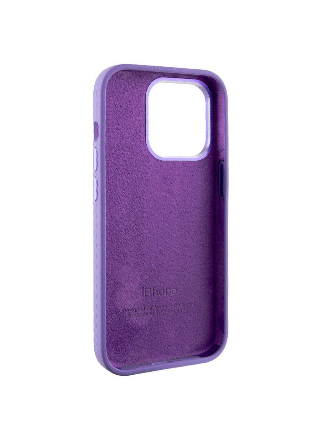 Чехол Silicone Case Metal Buttons (AA) для Apple iPhone 14 Pro Max (6.7") Epik (292314535)