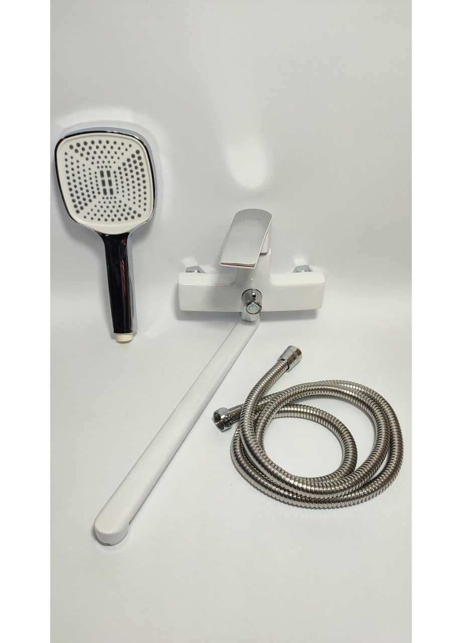 Змішувач для ванни MAGNUM 006 (EURO) WHITE-CHROME, білий Mixxus (355464098)