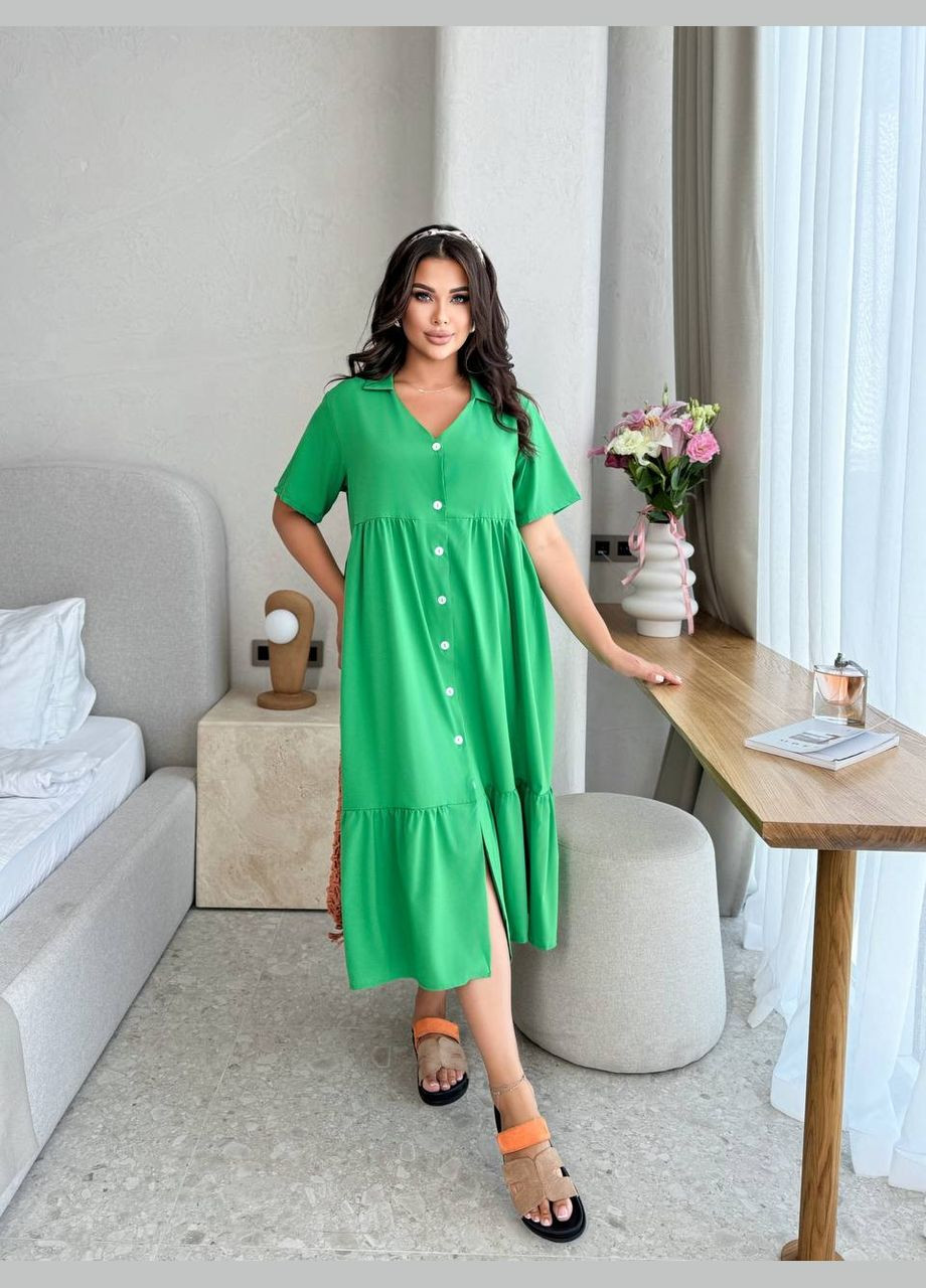Зелена повсякденний сукня Україна однотонна
