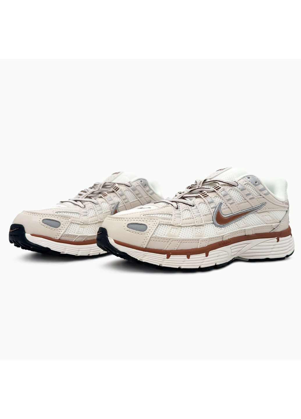 Бежеві літні кросівки nike p-6000 beige/caramel найк п-6000 No Brand