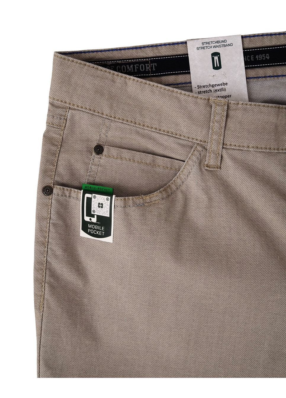 Бежевые джинсы прямые мужские Club of Comfort