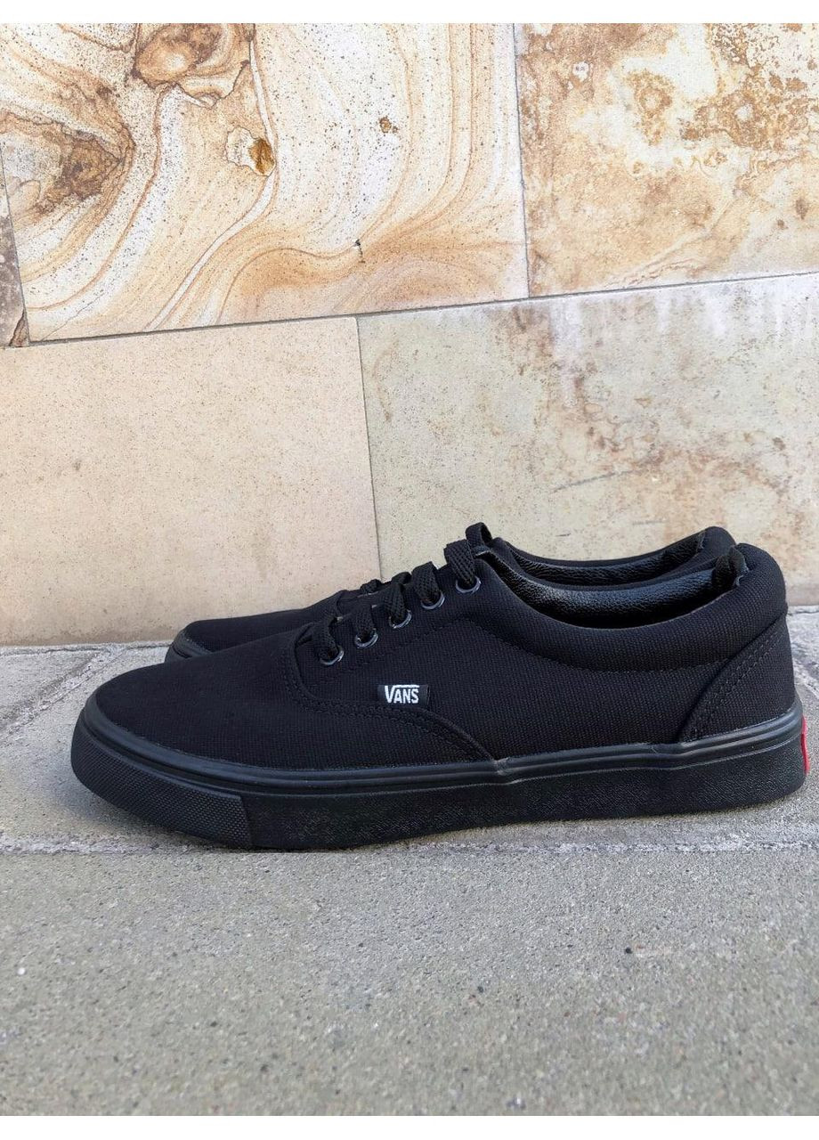 КЕДЫ ЖЕНСКИЕ VANS ERA FULL BLACK ВАНС No Brand чёрные демисезоны (367169953)