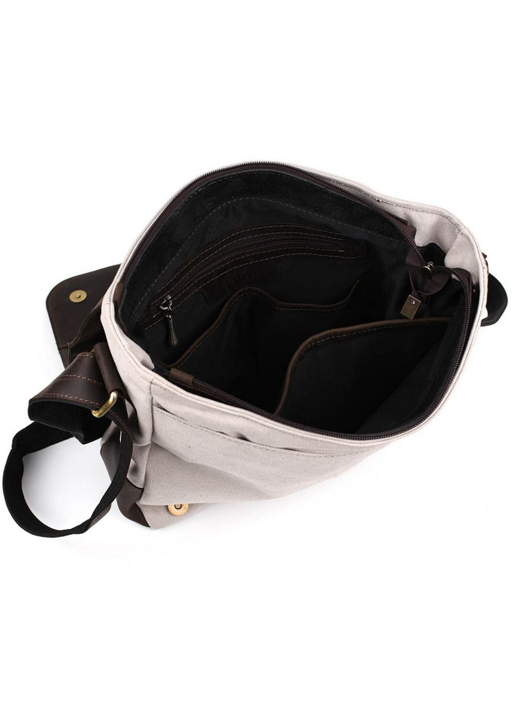 Мужская кожаная сумка через плечо 30х32х7,5 см TARWA (315871037)