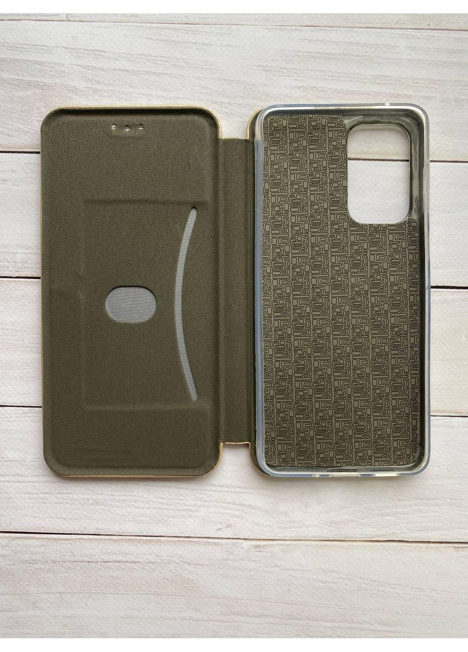 Чохол-книжка золотий з малюнком на Samsung Galaxy A33 5G Пушин котик (принт 412) Creative (365435603)