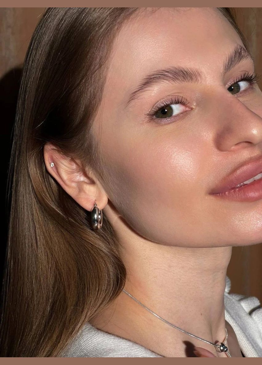 Серьги "Big Round" Le'Perle (329751135)