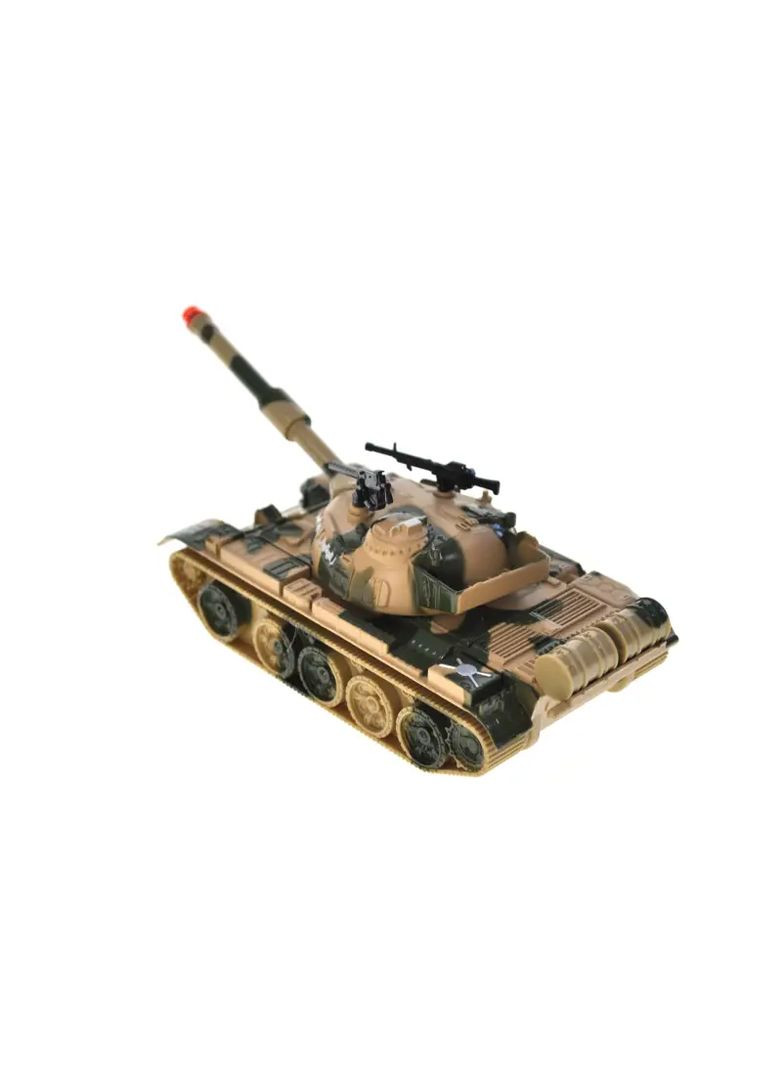 Іграшка танк металічний зі світлом і звуком Автопром 3+ в асортименті 2202(675) No Brand Маш2202 (370652888)