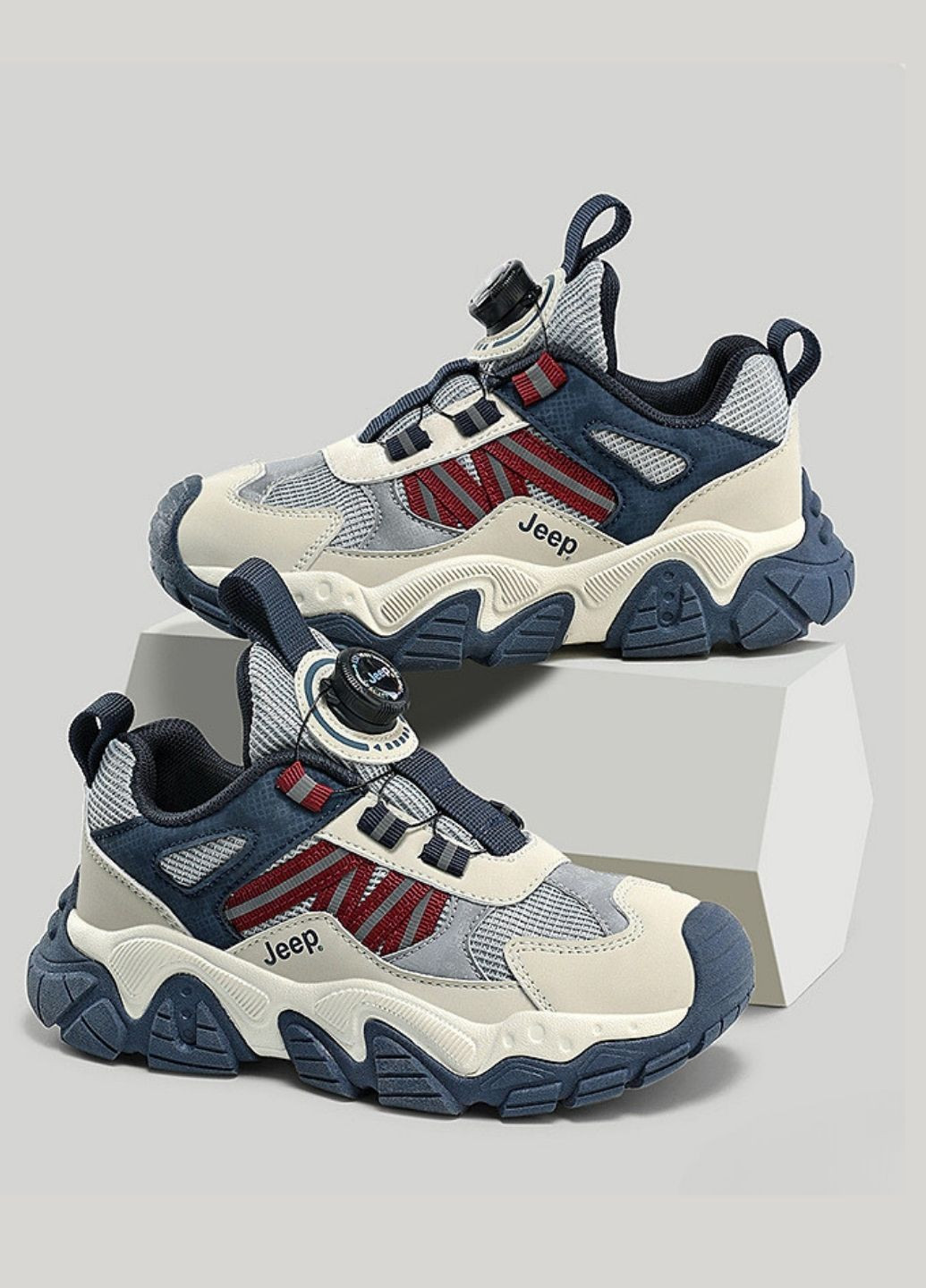 Синие демисезонные кроссовки для мальчиков Jeep