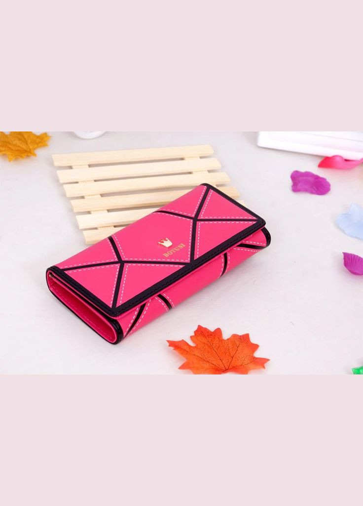 Жіночий гаманець клатч Crown Botusi Рожевий XJXN (330134222)