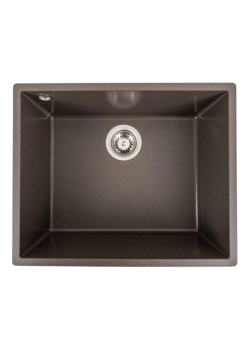 Гранітна мийка для кухні OASIS 5444 матова Темна скеля Valeso (342069498)