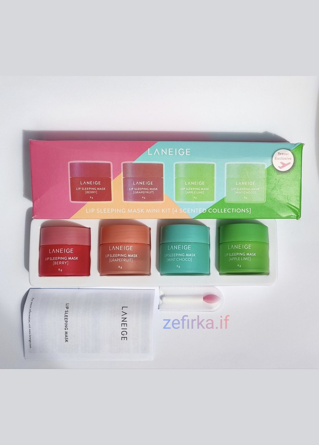 Маски для губ Lip Sleeping Mask Mini Kit по 8 грам Бальзам для губ (різні) LANEIGE (351857003)