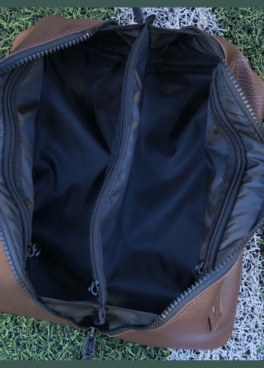 Дорожня косметичка органайзер екошкіра коричневий колір ToBeYou Neseser (307301489)