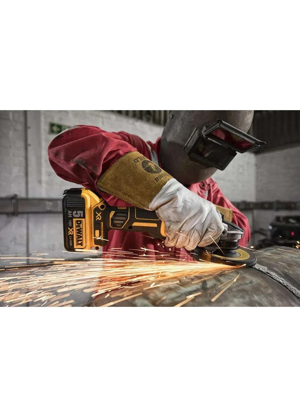 Шліфмашина кутова акумуляторна з АКБ та ЗП DeWALT DCG405P3 (380866316)