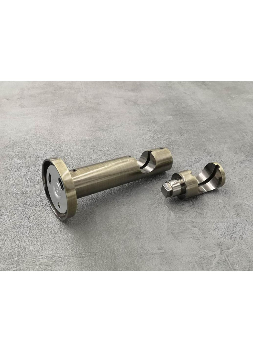 Карниз Сієна гладка/імпресійна штанга подвійний універсальний 25/19 мм 400 см Антик Quadrum (352778068)