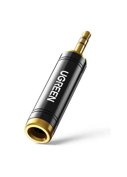 Перехідник звуковий, 6.35 мм (F) - 3.5 мм (M), Black, AV168 (60711) 60711_AV168 Ugreen (395343573)