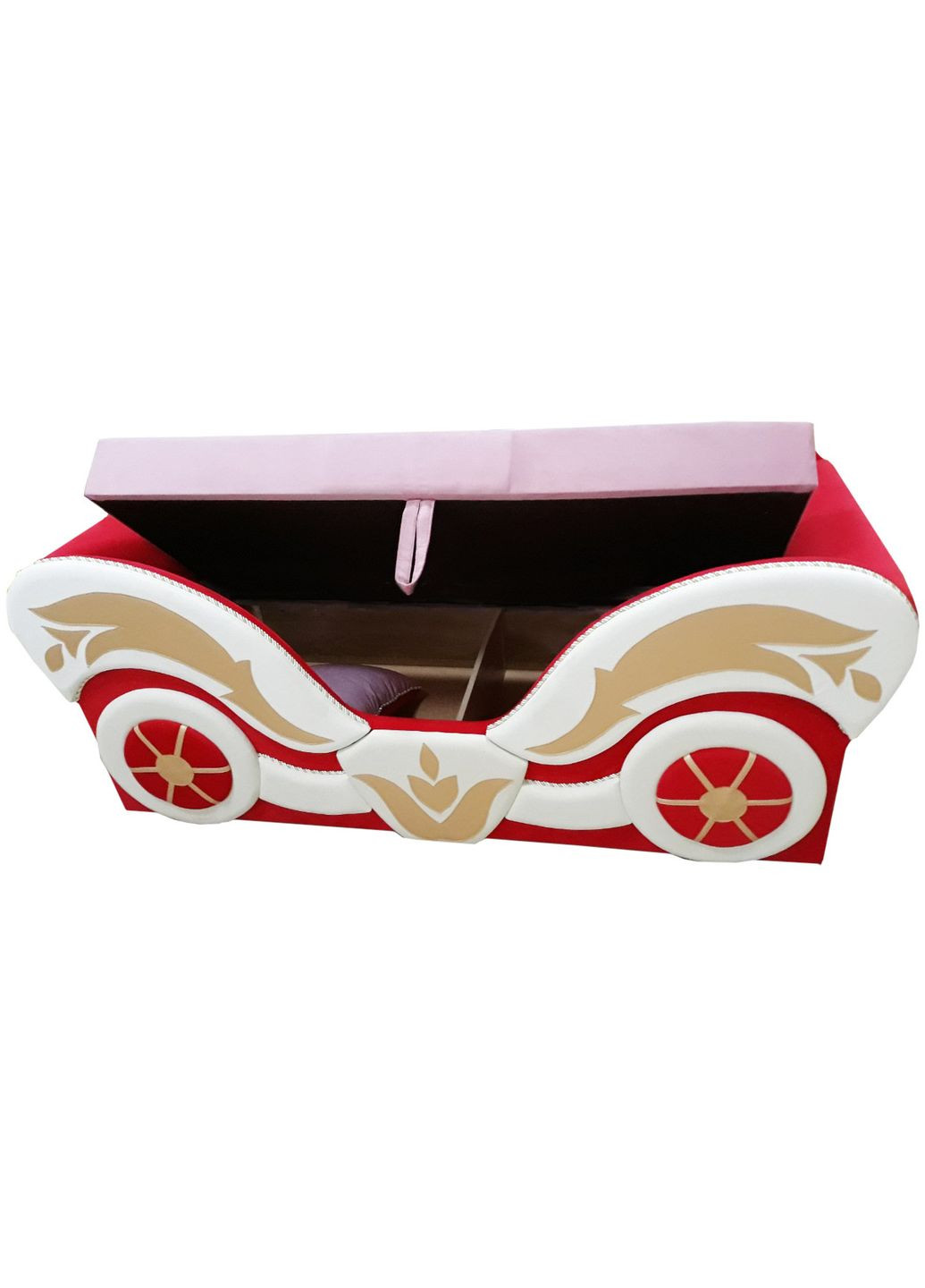 Безпечний дитячий диван з бортиками Карета ТМ No Brand (322500518)