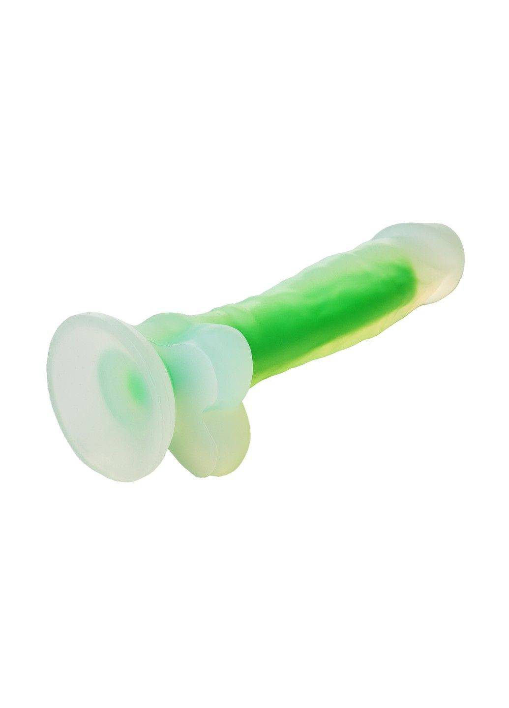 Фалоімітатор Dream Toys, що світиться RADIANT SOFT SILICONE GLOW IN THE DARK DILDO SMALL GREEN Dreamtoys (290667779)