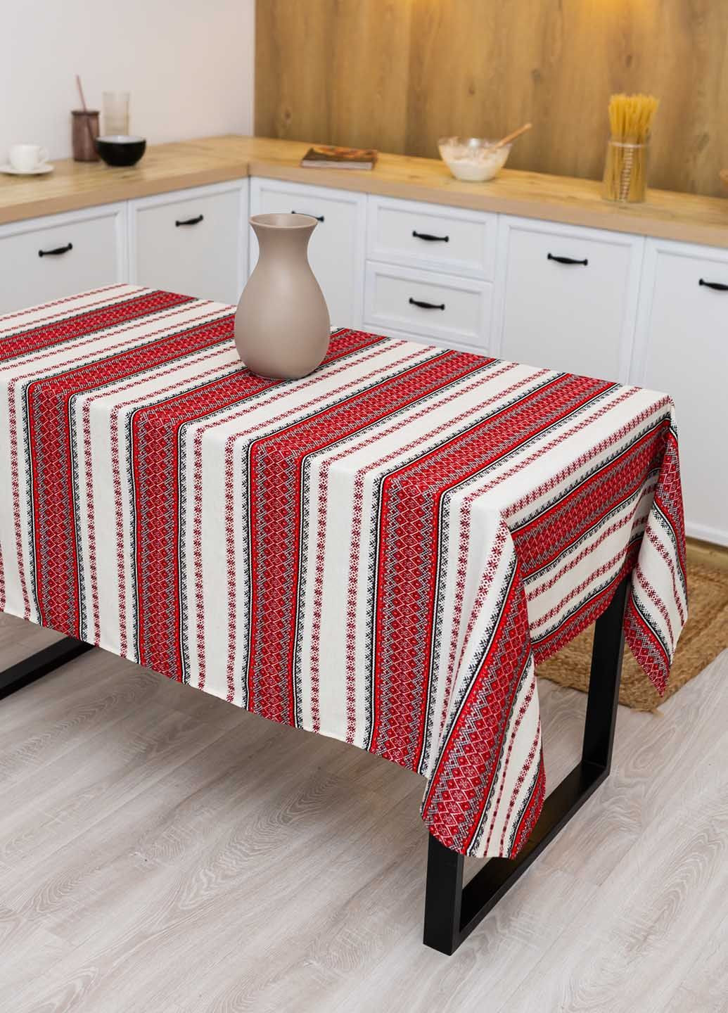 Скатерть вышитая с украинским орнаментом 2.2м х 1.5м (мст1122) Homedec - (322057051)