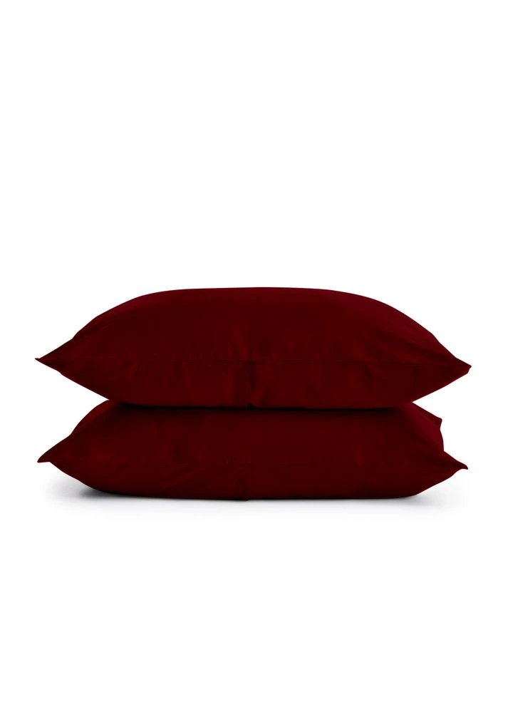 Двуспальное постельное белье с простыней на резинке RUBY BORDO CS1 (4822052385685) Cosas (393209175)