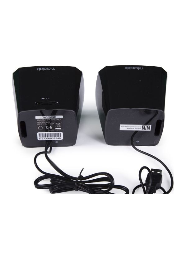 Акустическая система B-16 2.0, USB, mini-jack, черный Microlab (364275411)