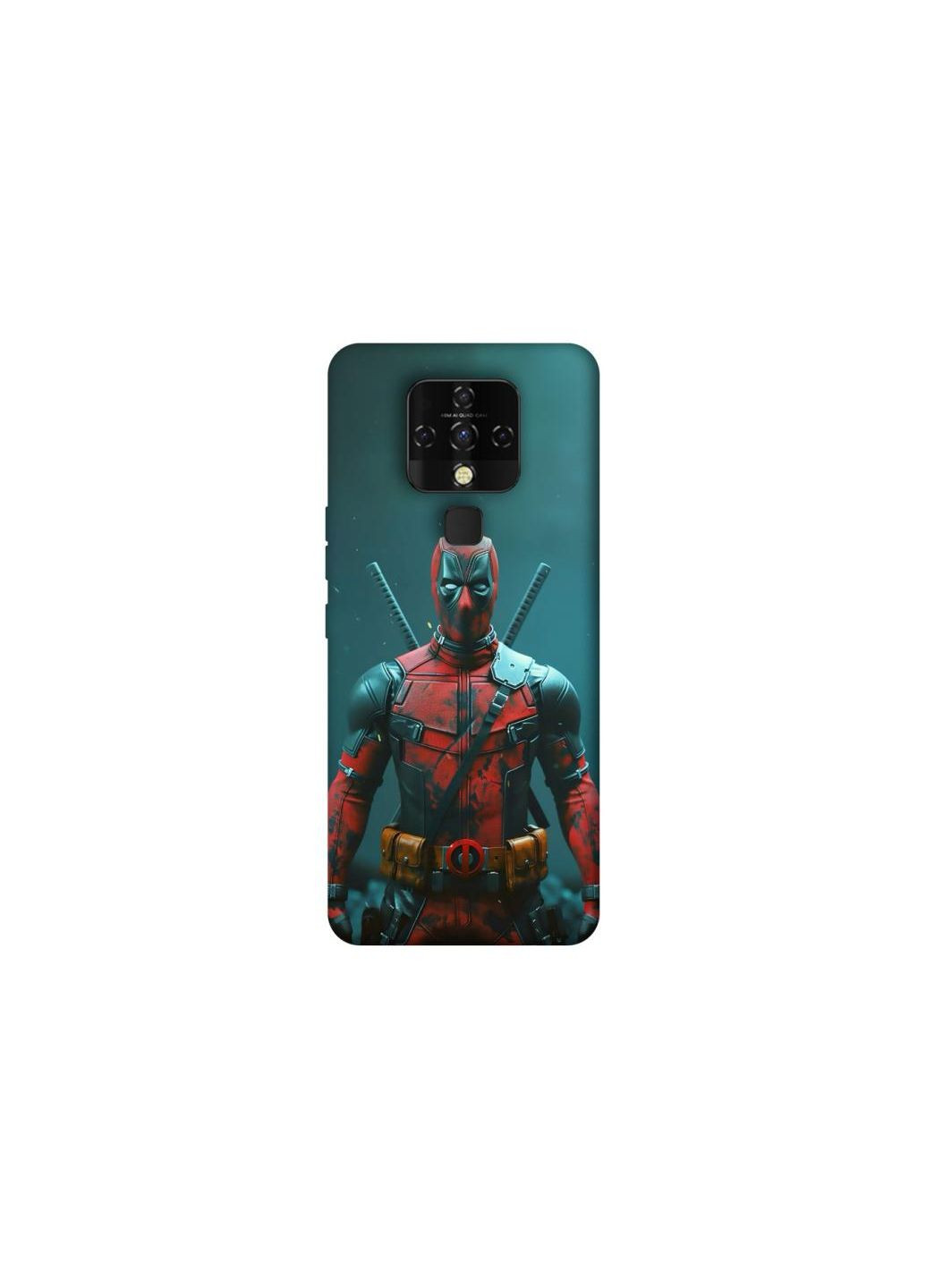 Чехол на TECNO Camon 16 SE Deadpool v3 Frontalka (354204949)