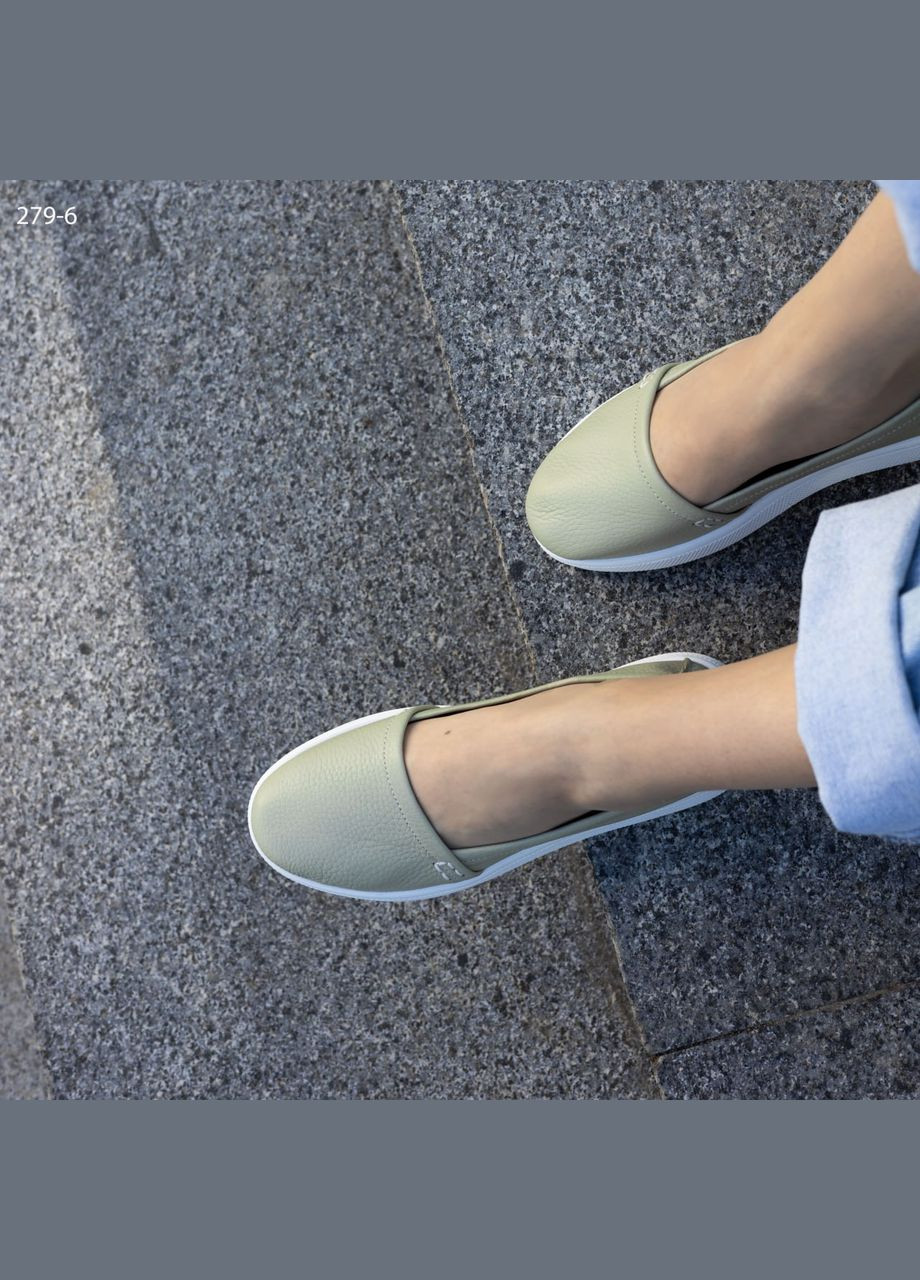 Оливковые мокасины Vakko