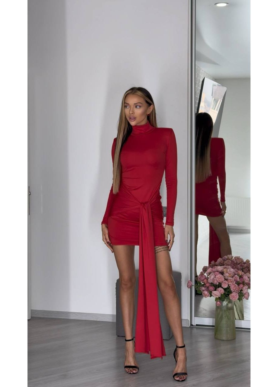 Червона святковий сукня No Brand однотонна