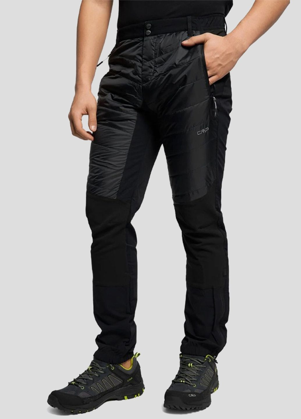 Черные горнолыжные брюки Man Pant Hybrid CMP (264291922)