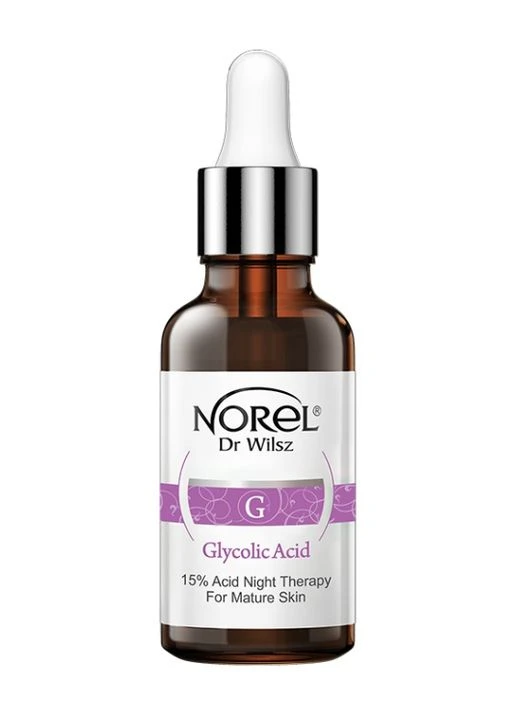 Glycolic Acid — Нічна кислотна терапія 15% для зрілої шкіри, 30 мл Norel (378269745)