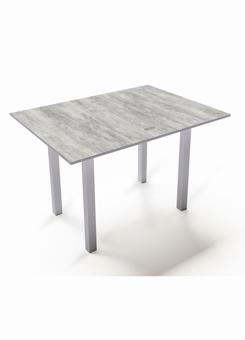 Стол обеденный раскладной Ажур серый/Урбан лайт Fusion Furniture (341525499)