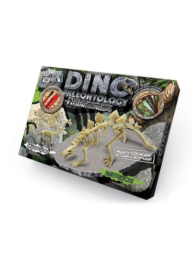 Набір для проведення розкопок "DINO PALEONTOLOGY", "Стегозавр", DP-01-01 Dankotoys (290850284)