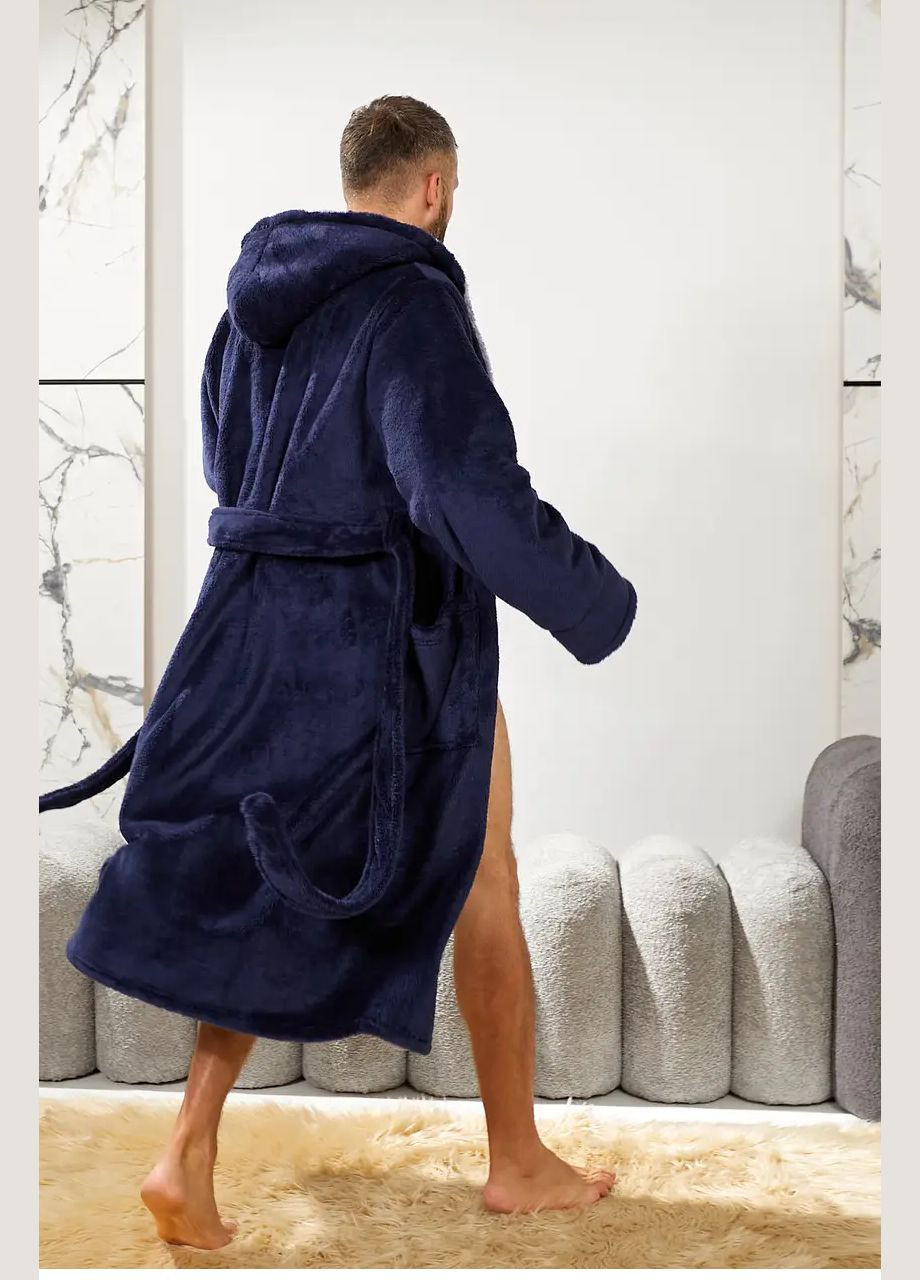 Халат махровий чоловічий довгий, теплий No Brand халат (305848498)