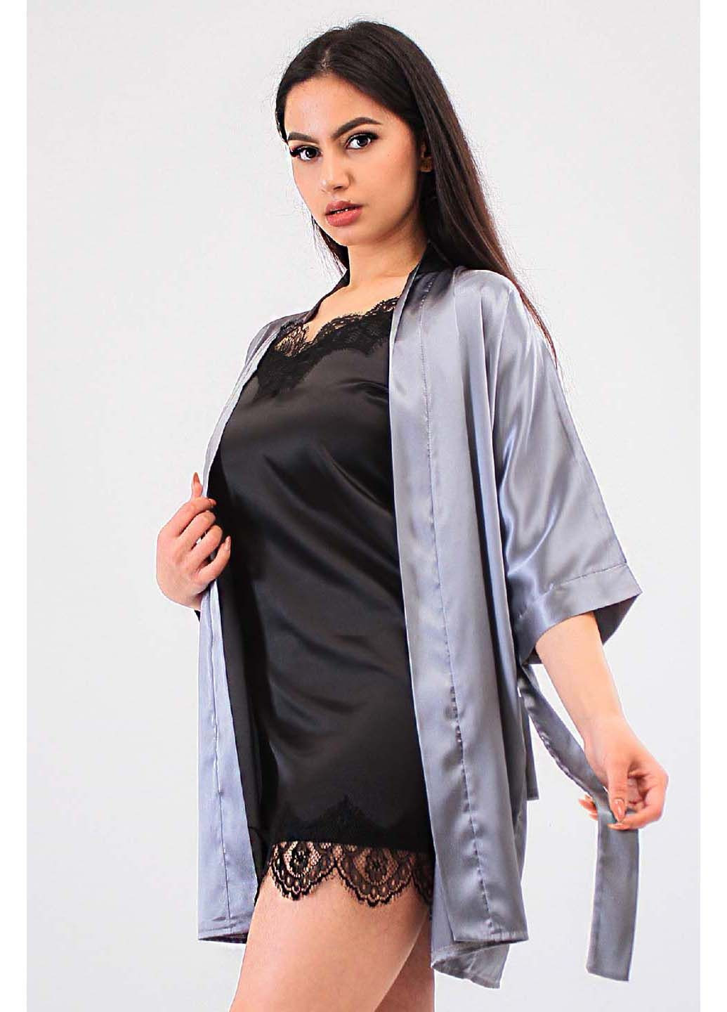 Комплект пеньюар та халат Ghazel (319821133)