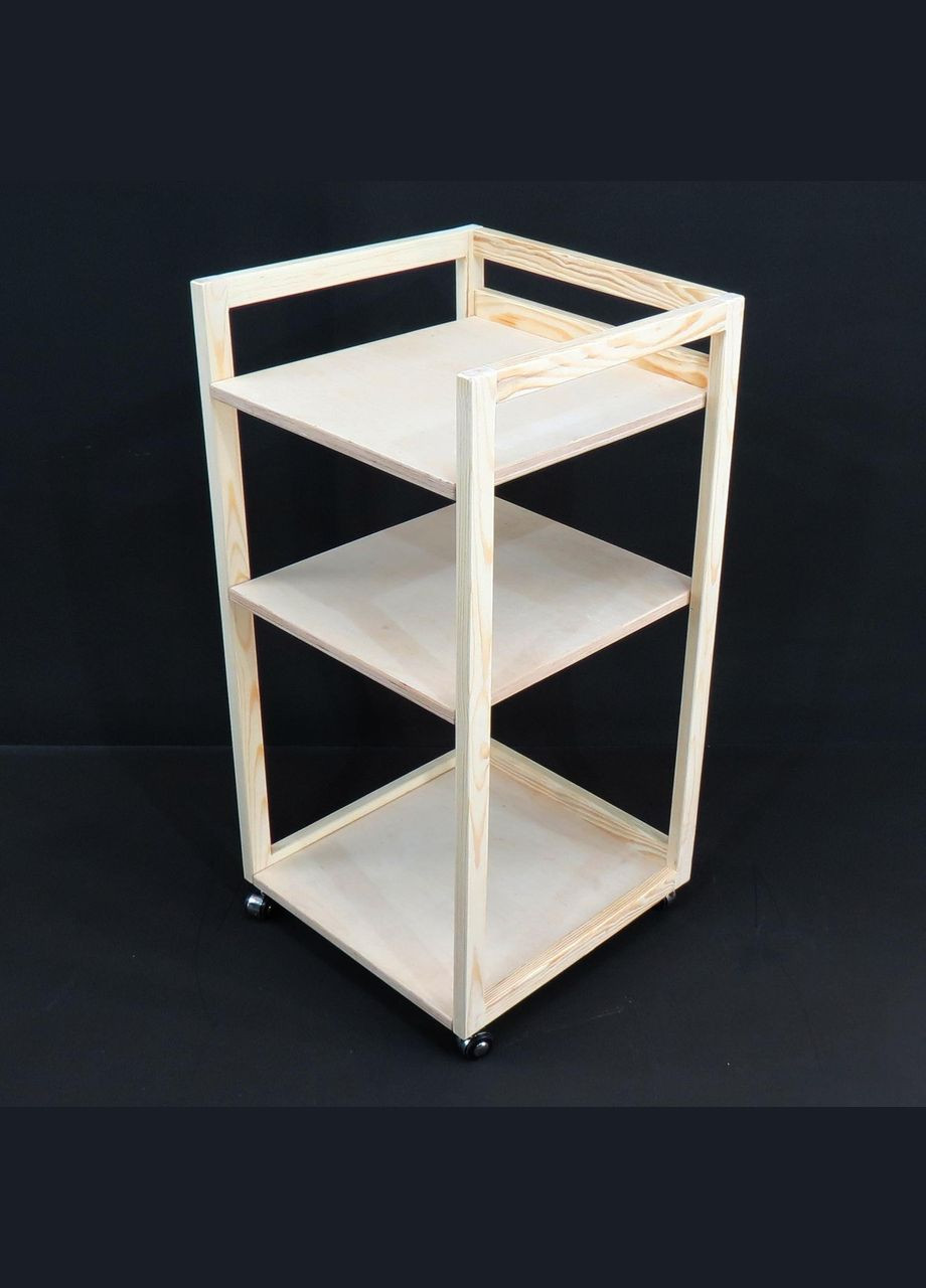 Тумба для принтера из дерева Фаяра 50х50 бланже (ТДП-50501001) No Brand (328413996)