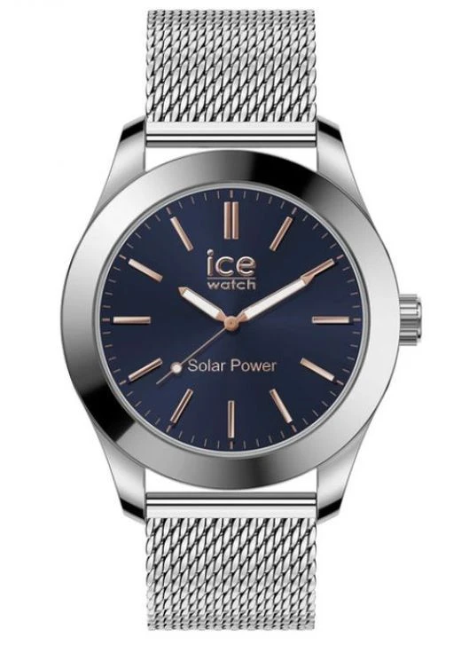 Часы Ice-Watch ICE steel solar Silver Dark Blue 023794 кварцевые классические Ice Watch (377930803)
