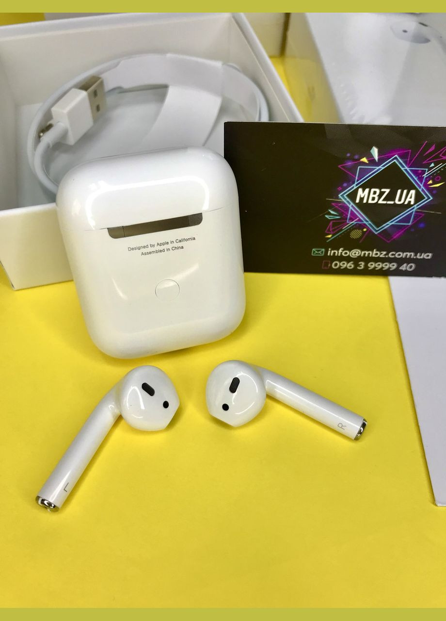 Беспроводные наушники AirPods 2 Поддержка IOS и Android No Brand (346483830)