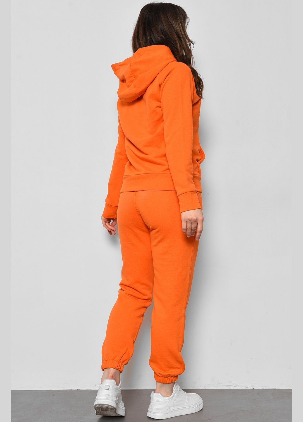 Спортивный костюм женский оранжевого цвета Let's Shop (289719219)