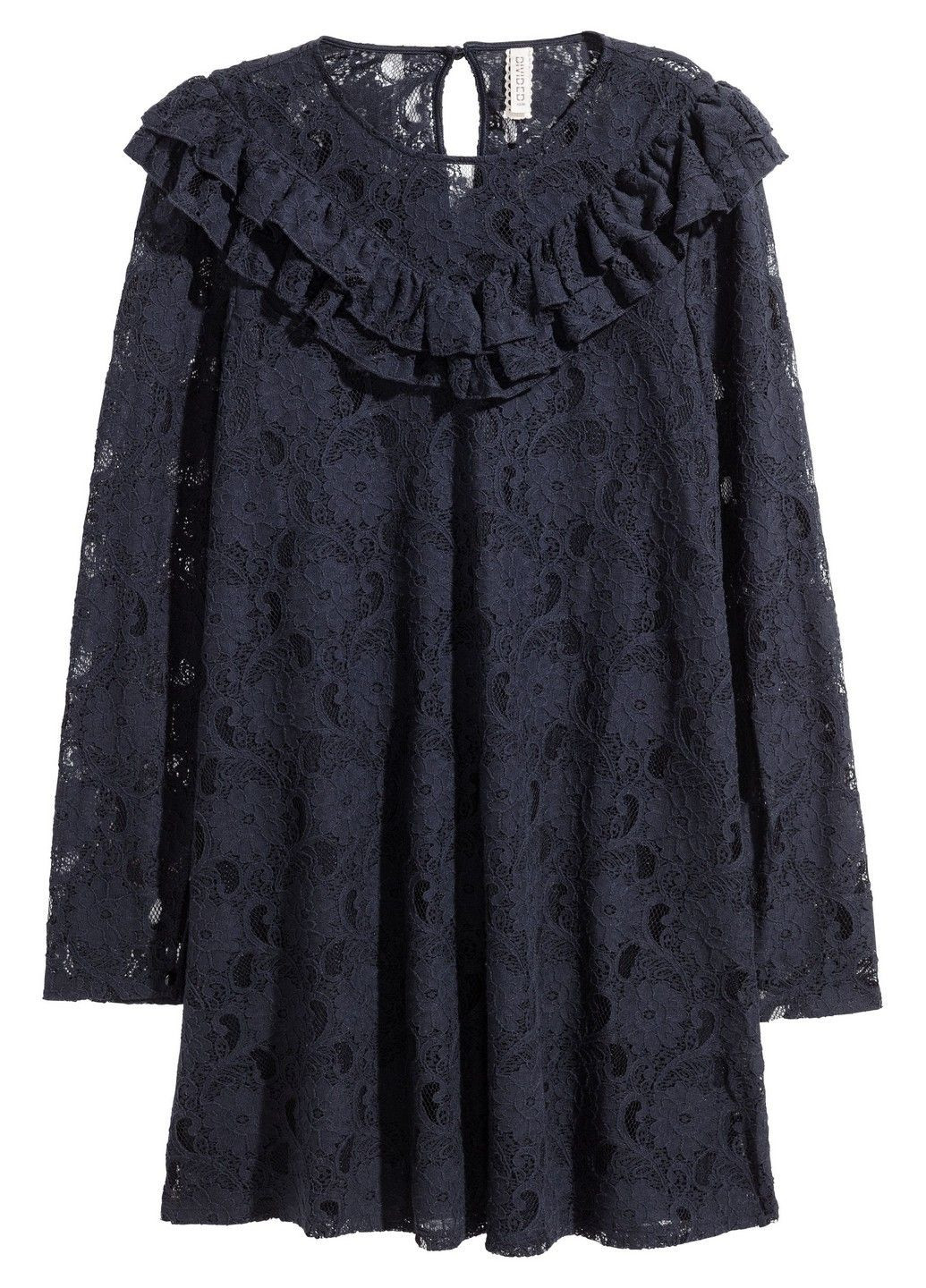 Синя кежуал сукня H&M однотонна