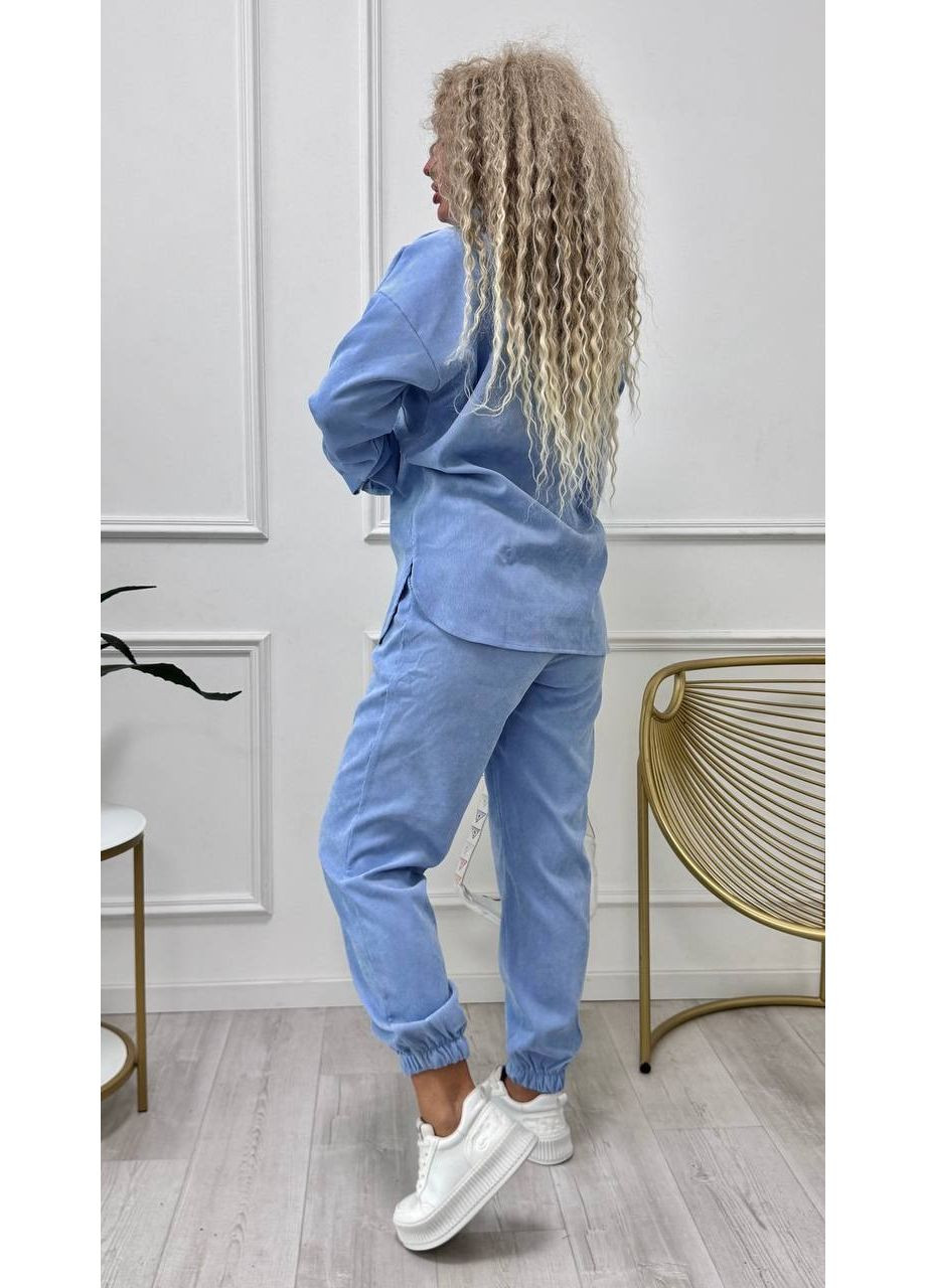 Костюм (сорочка, штани), колір Блакитний No Brand (361245771)