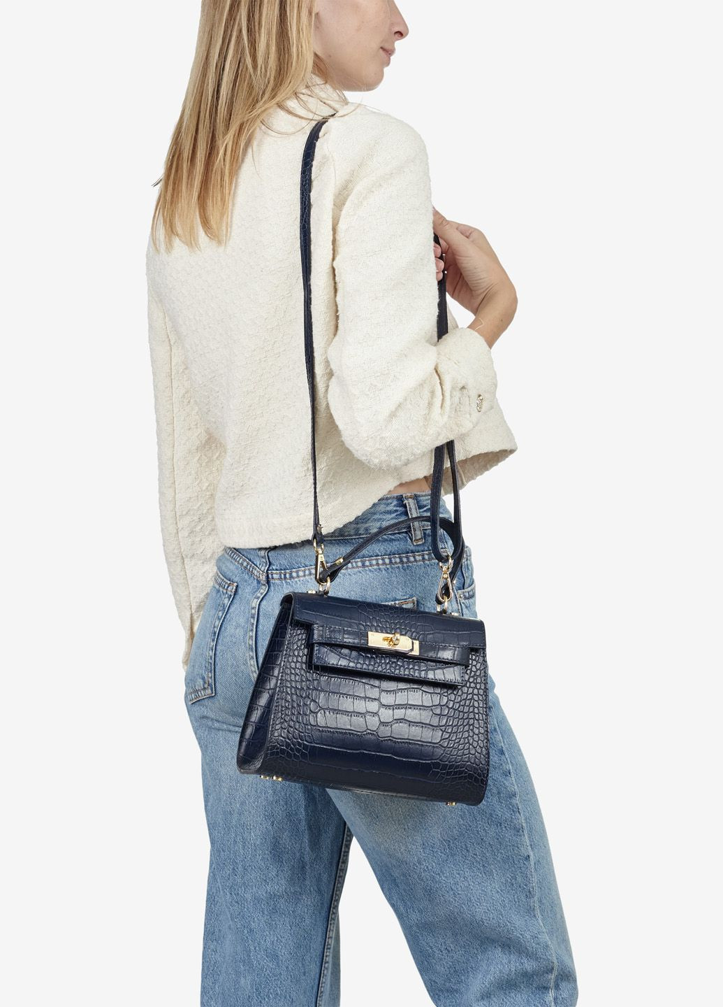 Сумка жіноча шкіряна крос-боді маленька Сrossbody Regina Notte (303974395)