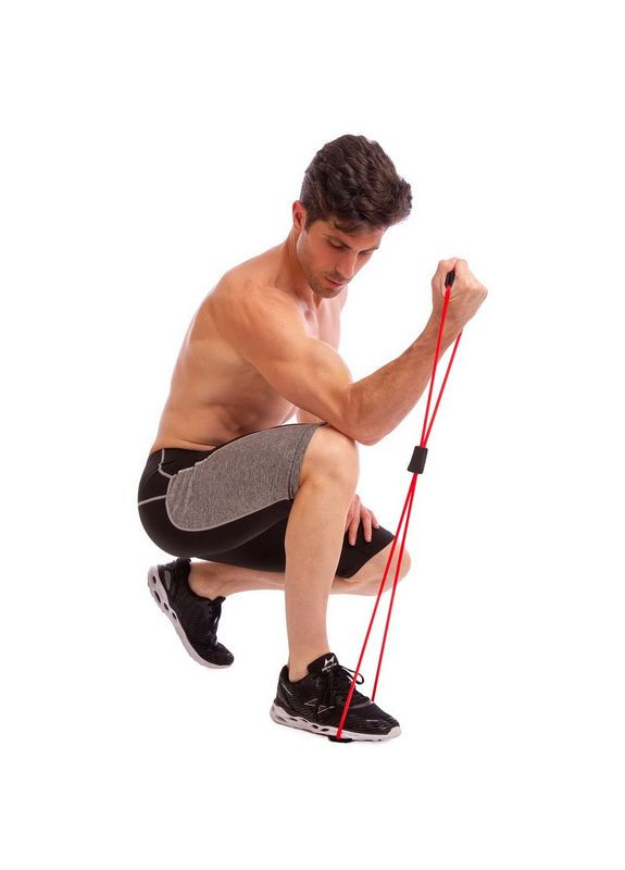 Еспандер вісімка трубчастий синій EasyFit (362440779)