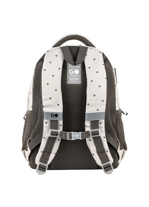 Рюкзак Education GO26-182M-3 Beige Polka Dots + олівці Kite 18кол. GoPack (378555594)