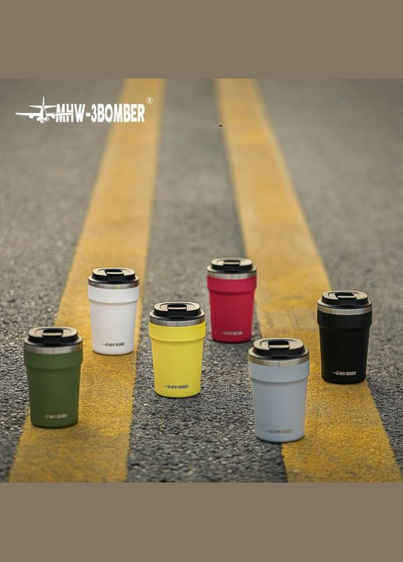 Термочашка 360 мл. MHW-3Bomber Vacuum Coffee Mugs Біла (R-M5716W-VS) No Brand (303348911)