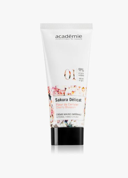 Sakura Délicat Imperial Hand Cream увлажняющий крем для рук и ногтей с витамином Е Academie (356512183)