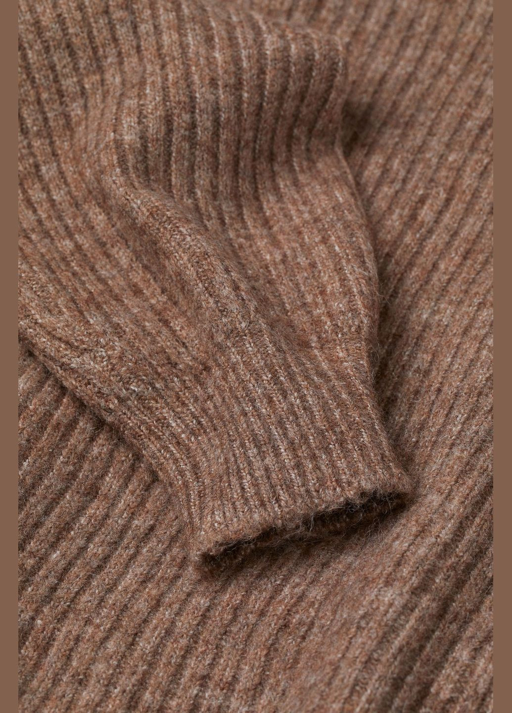 Коричневий зимовий джемпер H&M