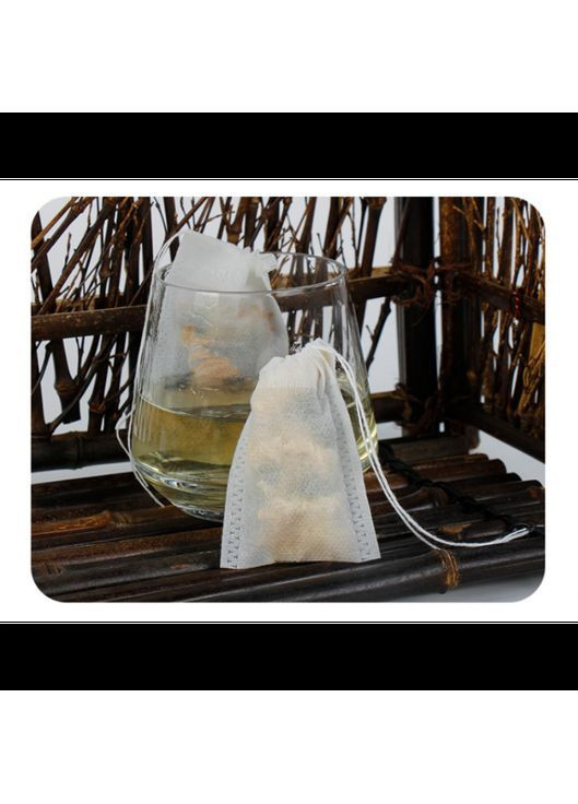 Фильтр-пакеты для чая, специй, кофе и бульона, пакетики для заваривания, одноразовые, с ниткой, 6х8 см, 100 шт No Brand (362961166)