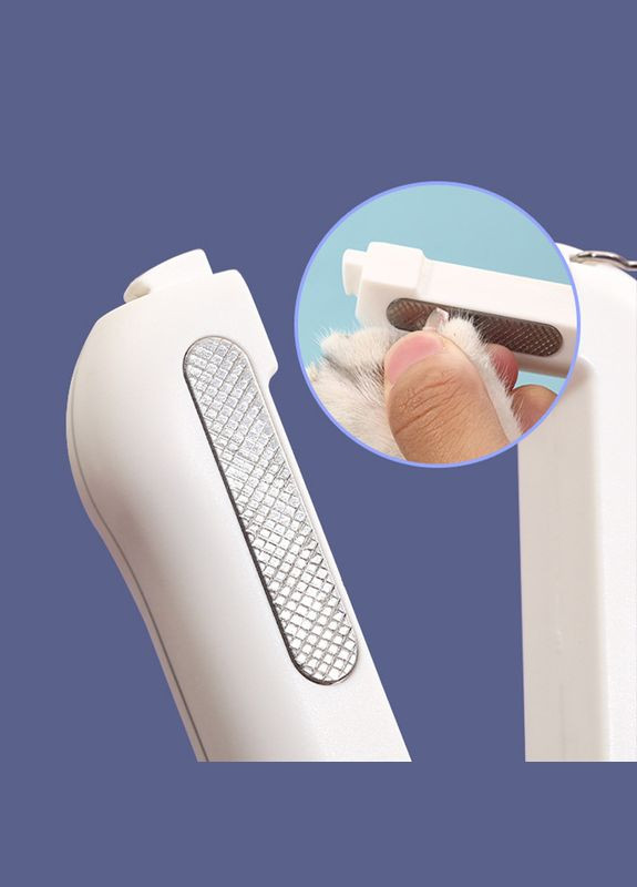 Кігтеріз для собак і кішок DT321 Blue з LED-підсвіткою 8 шт. Lesko (352012917)