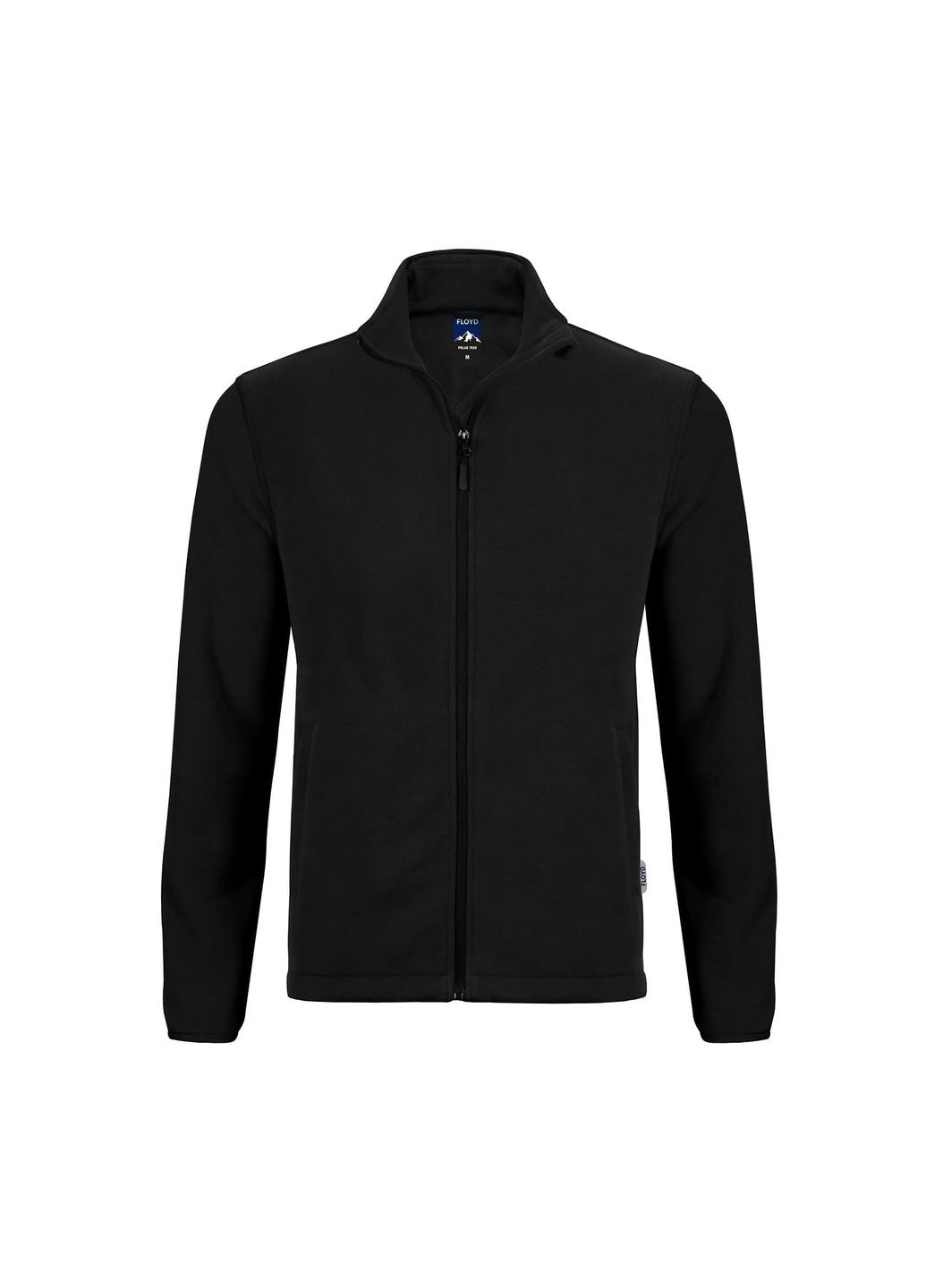 Флисовая мужская толстовка на молнии черная 7030-08 FLOYD Polar (311302861)