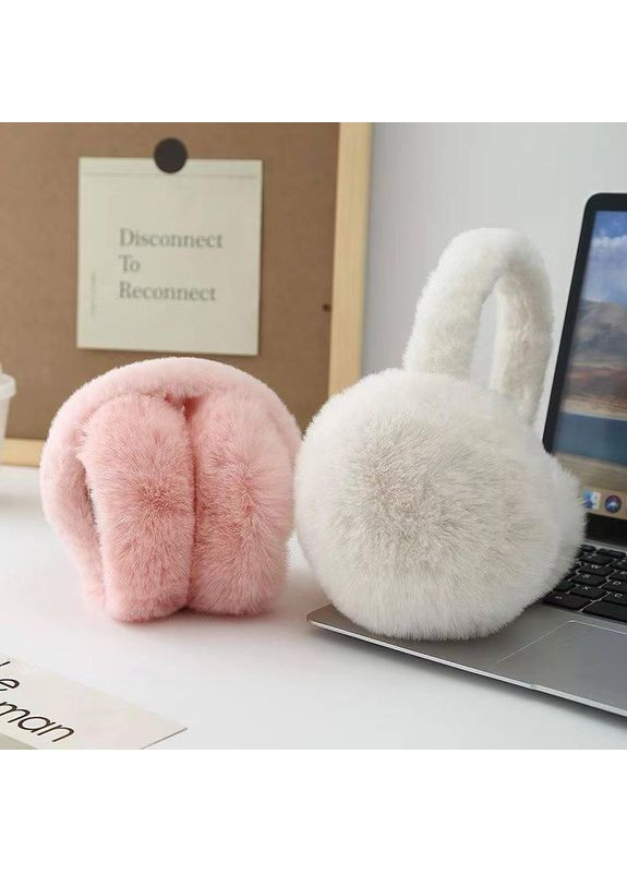 🧸Теплі пухнасті навушники Teddy, м’які зимові навушники для жінок і дівчаток No Brand (367165373)