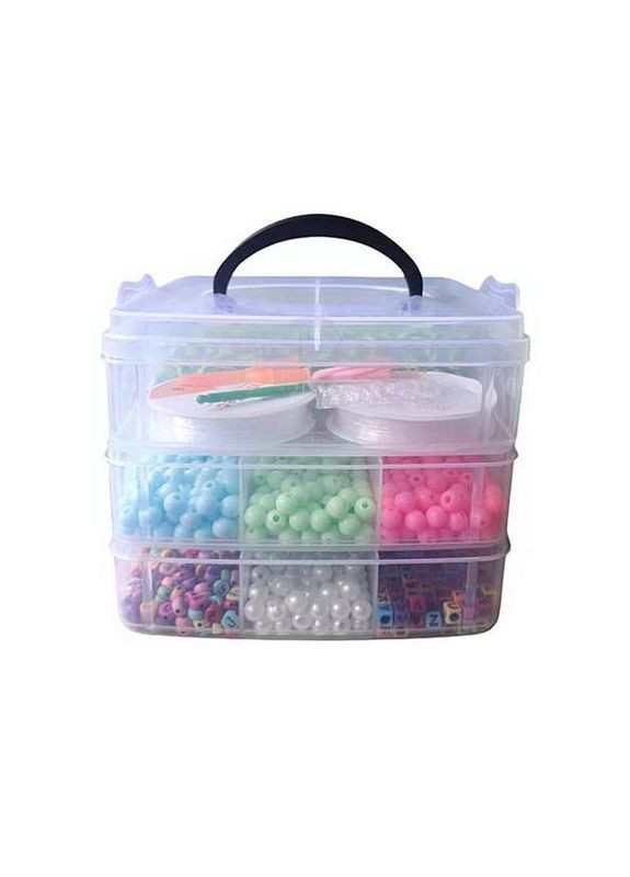 Великий набір бісеру 330-146 триповерховий бокс, бісер, намистини Bambi (343276151)