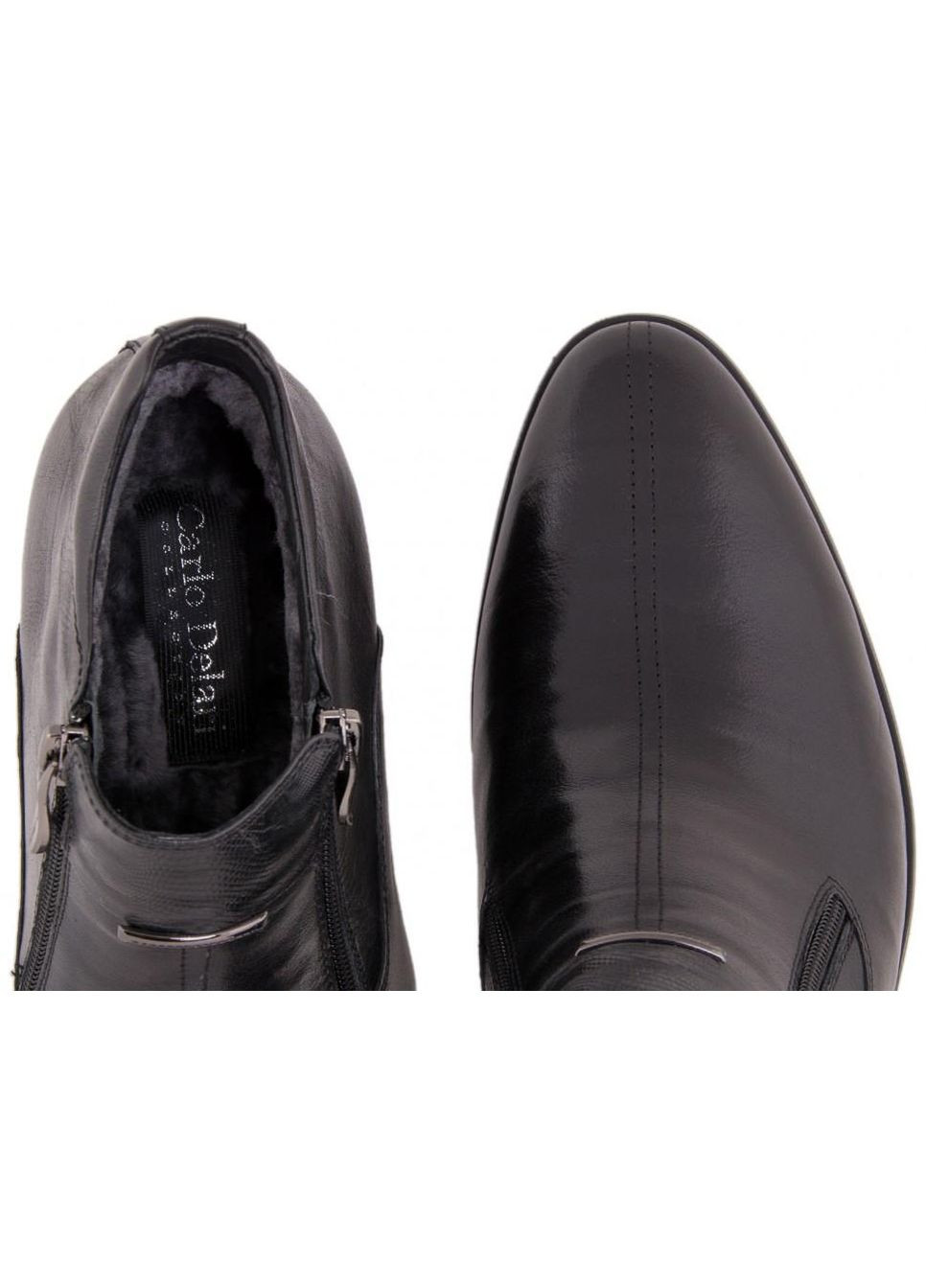 Черные зимние ботинки 7154059 38 цвет черный Carlo Delari